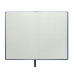 Блокнот діловий BRIEF, L2U, А5, 96 арк., клітинка, синій, шт.шкіра