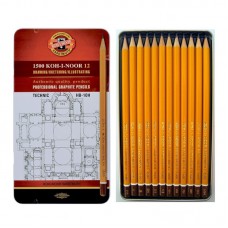 Олівці графітні 1500 Technic, НВ-10Н, 12 шт. Олівці графітні 1500 Technic, НВ-10Н, 12 шт.