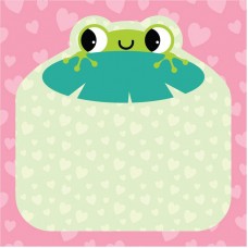Блок паперу з клейким шаром, 70х70мм, 50арк, Froggy