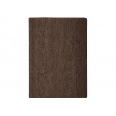 Щоденник недатований, TWEED, коричневий, А5, кремовий блок, клітинка