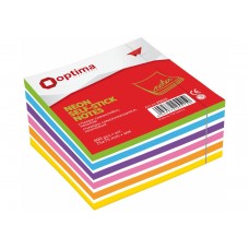 Стікери Optima, 75x75, 4 кольори, 400 арк.
