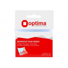 Стікери-закладки Optima, 45х12, 5 кольорів, 100 шт.