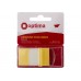 Стікери-закладки Optima, 45х25, жовті, 50 шт.