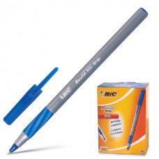 Ручка кулькова 0,36мм синя BIC Round Stic Exact з грипом bc350571
